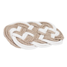 Insulation Pad Mixed Color Oval Insulation Woven Pot Pad High Temperature Resistance for Table Decoration