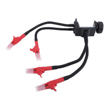 Main d’aide à la soudure à 4 bras, clip rouge, serre-joint de 6 cm