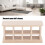 Échelle 1:12 Armoire à gâteaux en bois 15,2  7,6  4,8 cm 8