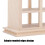 Échelle 1:12 Armoire à gâteaux en bois 15,2  7,6  4,8 cm 7