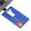 Clé USB en forme de carte 32 Go ABS noir compacte 12