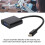Adattatore Mini DP 20-pin a VGA Nero ABS 1080P 12