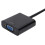 Adattatore Mini DP 20-pin a VGA Nero ABS 1080P 13