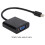 Adattatore Mini DP 20-pin a VGA Nero ABS 1080P 5