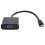 Adattatore Mini DP 20-pin a VGA Nero ABS 1080P 14