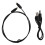 Convertitore USB da digitale a analogico in alluminio nero 5V 1A 9