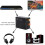 Convertitore USB da digitale a analogico in alluminio nero 5V 1A 4