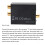 Convertitore USB da digitale a analogico in alluminio nero 5V 1A 11