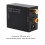 Convertitore USB da digitale a analogico in alluminio nero 5V 1A 12