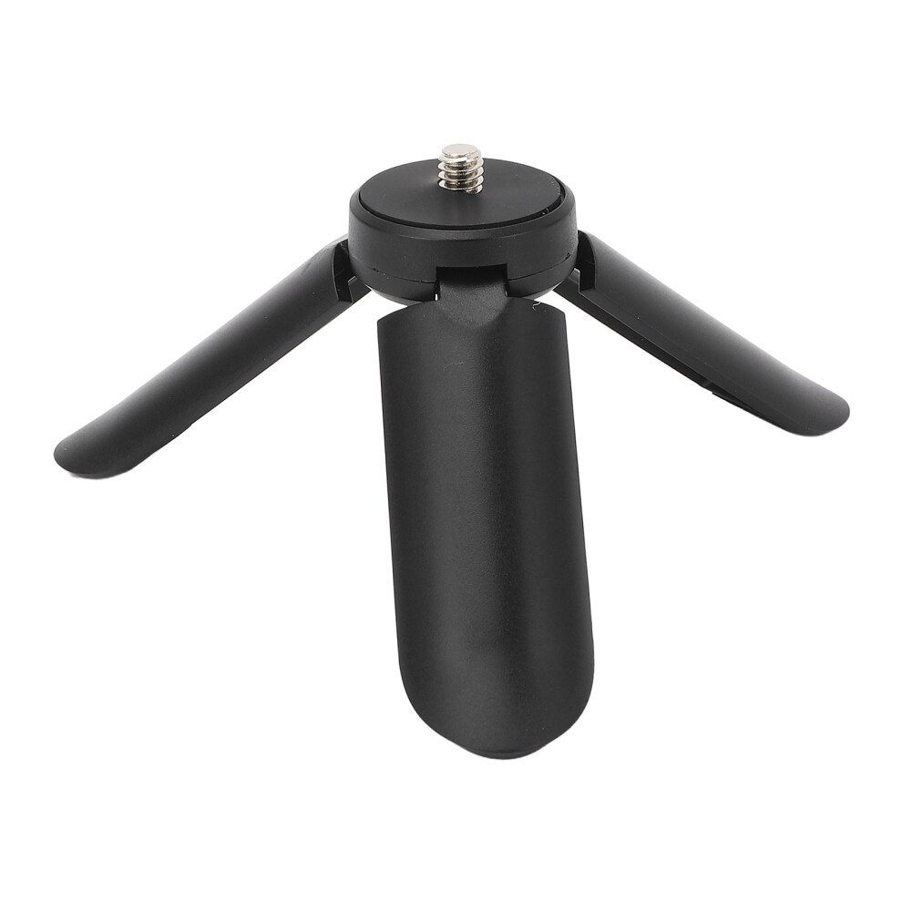Desktop Camera Tripod Plastic Anti Slip Silicone Base 1/4In Screw Camera Tripod For Pocket 3 For One X3 Black 6921322740129