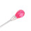 Ensemble de 3 spatules à ongles - acier inoxydable - rose rouge 11
