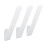 3 pezzi di ganci per cappelli, tengono 10 cappelli, 20 x 3,5 x 6 cm, bianco 1