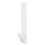 3 pezzi di ganci per cappelli, tengono 10 cappelli, 20 x 3,5 x 6 cm, bianco 14