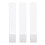 3 pezzi di ganci per cappelli, tengono 10 cappelli, 20 x 3,5 x 6 cm, bianco 15