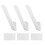 3 pezzi di ganci per cappelli, tengono 10 cappelli, 20 x 3,5 x 6 cm, bianco 3