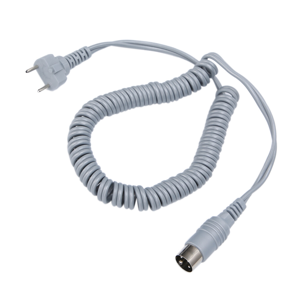 Gray Nail Drill Handpiece Cord Power Cable Electric Nail Drill Manicure Machine Accessories