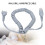Pièce à main de perceuse à ongles, câble et câble d’alimentation gris 8