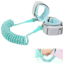 Baby Anti Lost Wrist Link Safety Harness Strap Rope Leash for 1‑10 Years Old ChildrenLight Green