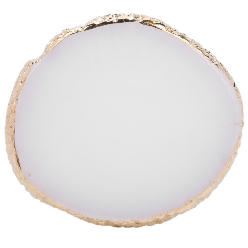 Piastra di miscelazione in resina, modello, 9,6  8,4 cm, bianca 1