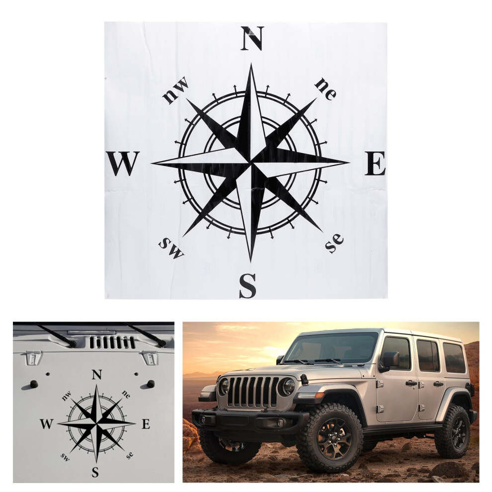 Car Sticker Bonnet Body Totem Self Adhesive For Jeep F150 Wrangler Rubicon Jk Cj Tj Yj Black 7661322743261