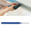 Punzone a perno 150mm x 3mm Blu CRVV ad alta durezza 15