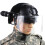 Bouclier en PC transparent cadre noir taille unique 326g 13