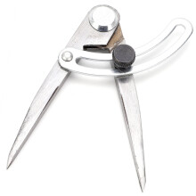 Jauge d'aile de boussole en cuir 0-100mm acier inoxydable
