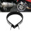 Collier d’échappement 3,9 pouces Ø 100 mm + caoutchouc, noir/argent 5
