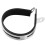 Collier d’échappement 3,9 pouces Ø 100 mm + caoutchouc, noir/argent 11