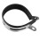 Collier d’échappement 3,9 pouces Ø 100 mm + caoutchouc, noir/argent 13