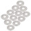100 pezzi Rondelle piane M8x24mm argento Ø24 mm 7