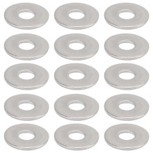100 pezzi Rondelle piane M8x24mm argento Ø24 mm