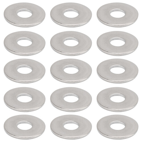 100 pezzi Rondelle piane M8x24mm argento Ø24 mm