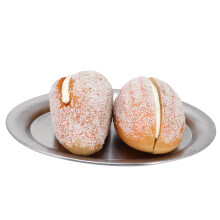 Piatto ovale in acciaio inossidabile 20x14,3 cm 128 g argento