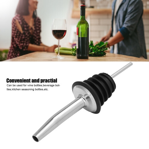 Verseur à vin en acier inoxydable 304 + silicone 11cm 2