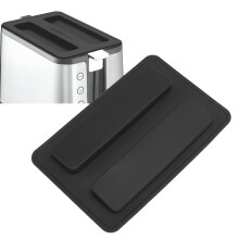 Copertura in silicone per tostapane 15,8x10,4x1,2 cm nera