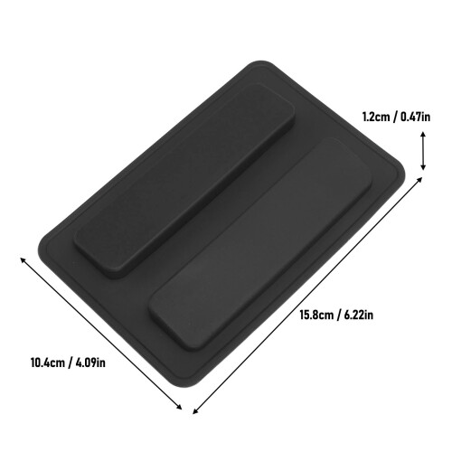 Copertura in silicone per tostapane 15,8x10,4x1,2 cm nera 1