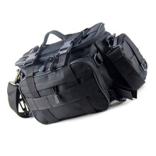 Sac d'équipement de pêche 40x17x20cm, 580-645g, noir