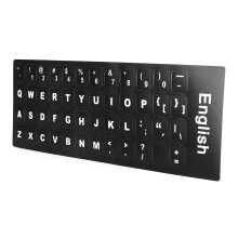 Adesivo per tastiera inglese in PVC 1,31,1 cm per 10-17