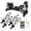 MN G500/BRABUS 1/12 62 g Argento 80 mm Ammortizzatore 14