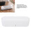 Diffusore a fiamma bianco 260 ml 26x7,4x7,5 cm telecomando USB 6