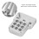 Alu RC ShockMount WPL C14/C24/MN-D90 Bianco 19.0g 4