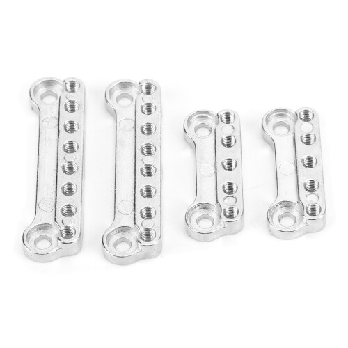 Supporto ammortizzatore in alluminio da 15 g, colore argento, per WPL D90 D91 1