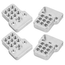 Alu RC ShockMount WPL C14/C24/MN-D90 Bianco 19.0g