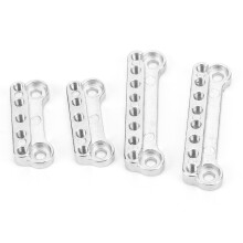 Supporto ammortizzatore in alluminio da 15 g, colore argento, per WPL D90 D91