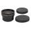 0,45x Objectif grand-angle 37 mm/46 mm Verre d'alliage noir 16