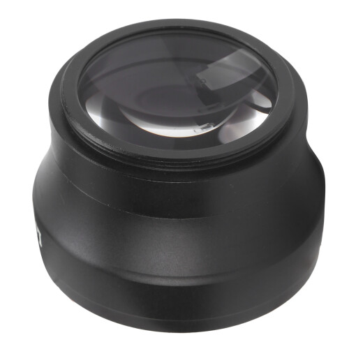0,45x Objectif grand-angle 37 mm/46 mm Verre d'alliage noir