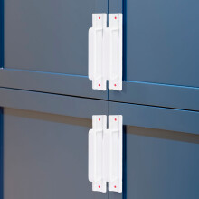 2pcs Barn Door Handles Sliding Door Handles Door Pull Handles for Glass Door Cabinet Drawer Aluminum Alloy White