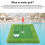 Jeu de piscine flottant vert 30x60 cm 1.5 kg 4