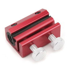 Motorrad-Doppelkabel-Öler Schmiergerät Aluminium Gummi ATV Rot